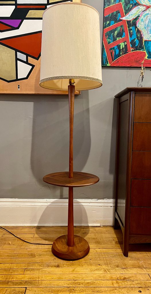 floor lamp with table