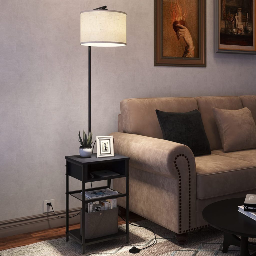 Enhancing Your Living Space with a Stylish Floor Lamp with Table