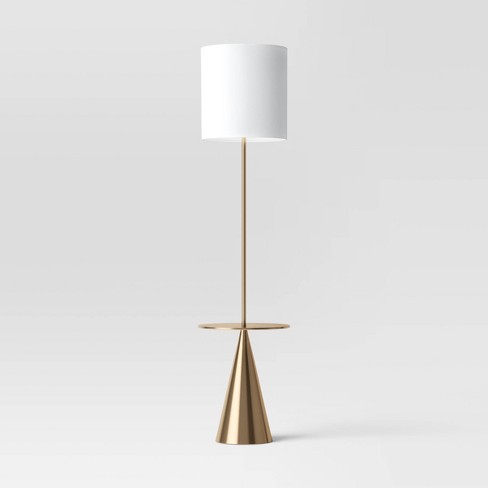 floor lamp with table