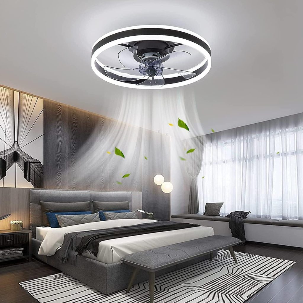 modern ceiling fan with light