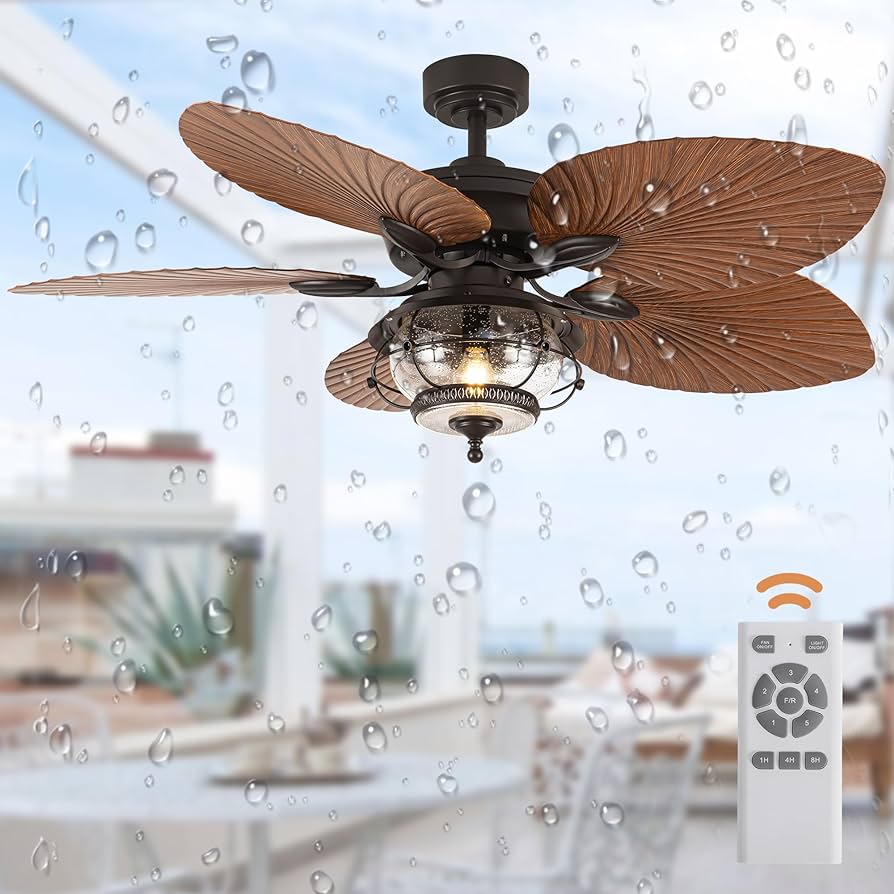 outdoor ceiling fan with light