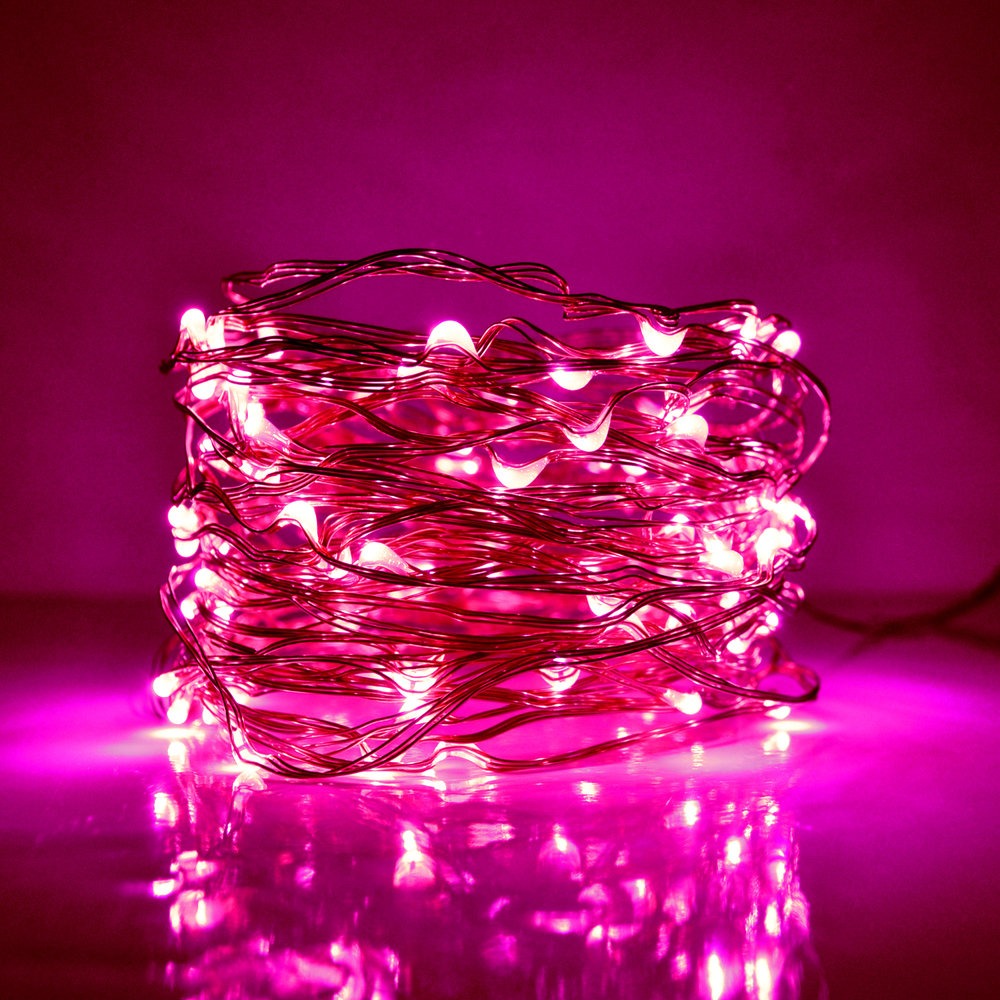 pink led lighting